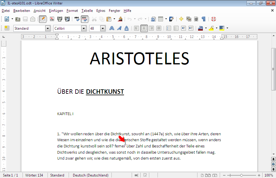 Formatieren Sie den Absatz, der mit dem Text 1. "Wir wollen reden über beginnt, als Blocksatz. Formatieren Sie den Absatz, der mit dem Text 1. "Wir wollen reden über beginnt, als Blocksatz.