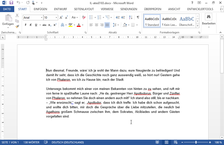 Löschen Sie die leere Zeile zwischen den beiden Absätzen Löschen Sie die leere Zeile zwischen den beiden Absätzen
