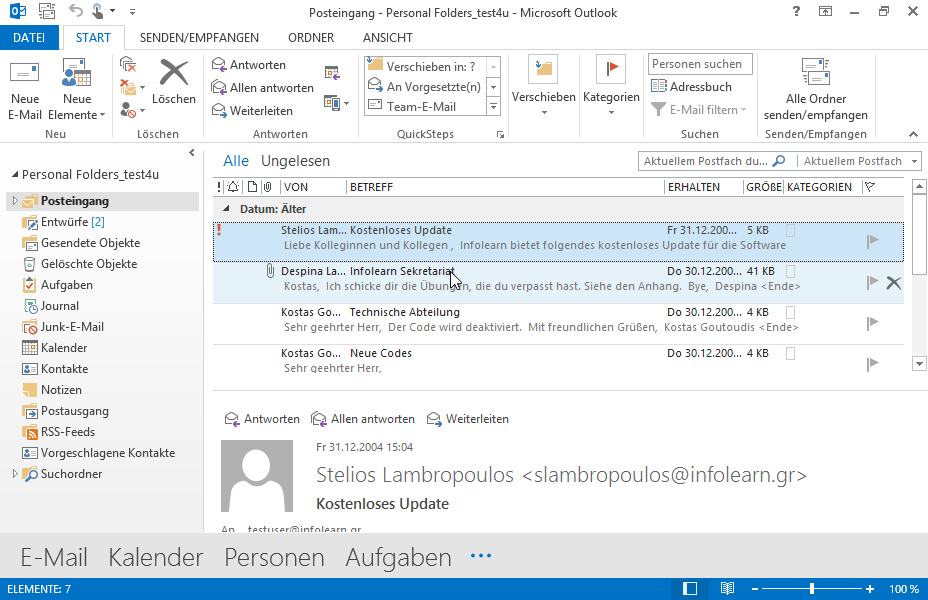 Stellen Sie Microsoft Outlook so ein, dass für alle gesendeten Nachrichten eine Lesebestätigung angefordert wird. Stellen Sie Microsoft Outlook so ein, dass für alle gesendeten Nachrichten eine Lesebestätigung angefordert wird.