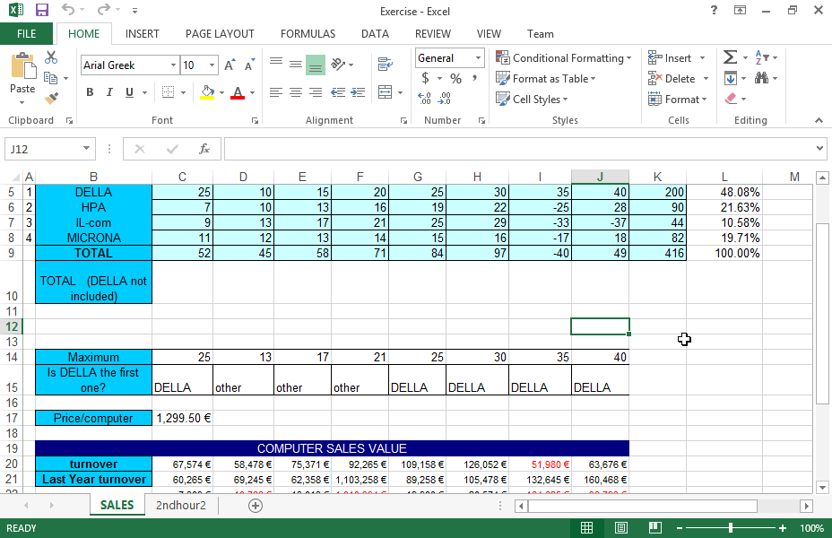 Activate Track Changes in the document and Highlight changes for all users and all dates. Save the document.