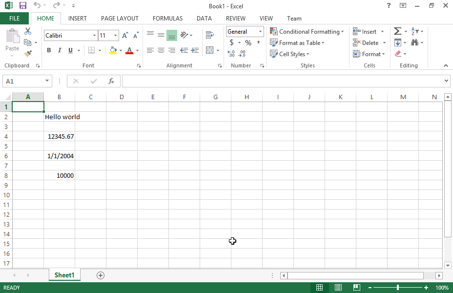 Apply double line style borders on the top and bottom at the cell B4 of the active spreadsheet.