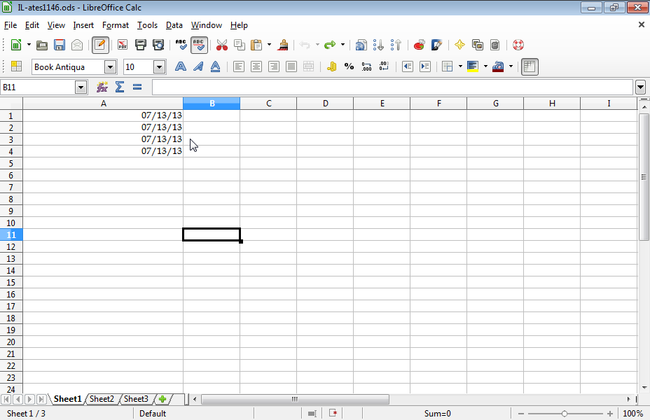 Apply the following formatting to the active worksheet: 
Cell A1: Font: Arial, Size: 22,
Cell A2: Font: Times New Roman, Size: 20, 
Cell A3: Font: Arial, Size: 10, 
Cell A4: Font: Times New Roman, Size: 14.