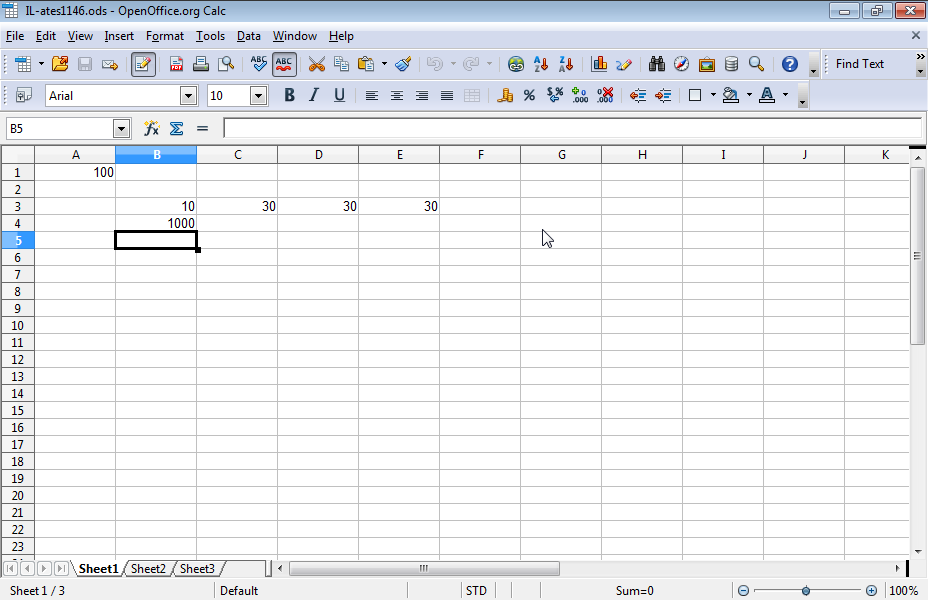 Change the function in cell B4, so that the reference to cell A1 uses an absolute reference only by column.