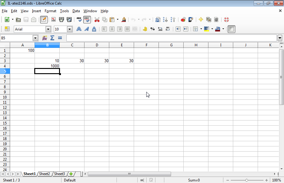 Change the function in cell B4, so that the reference to cell A1 uses an absolute reference only by column.