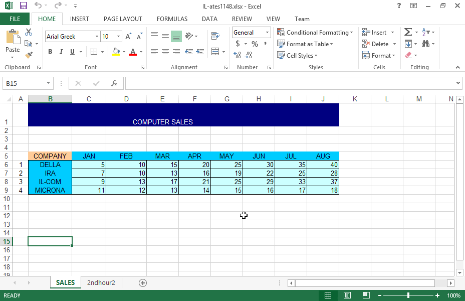 Close the active workbook without terminating the Microsoft Excel application.