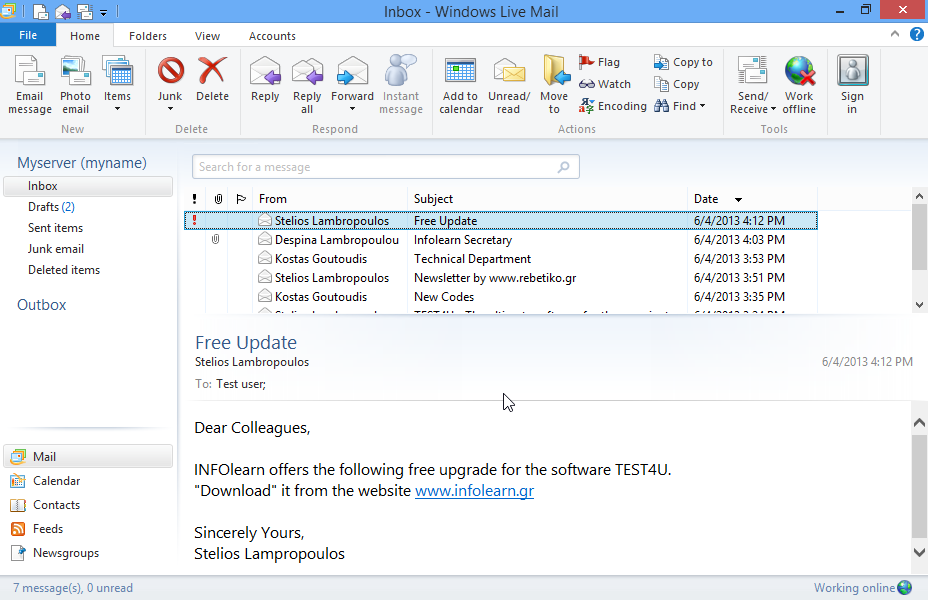 Delete the Secretary subfolder located in your Inbox (without sending it to the Deleted Items folder). Delete the Secretary subfolder located in your Inbox (without sending it to the Deleted Items folder).