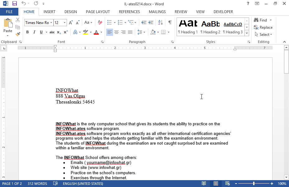 Display any topic of Microsoft Word Help. Make sure that Help appears in a new window.