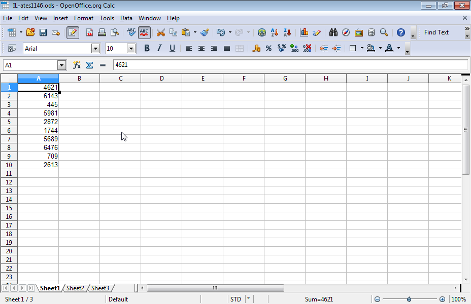 Enter the appropriate function in cell B1, so that if the value in cell (A1) is higher than 5000, the function will return 1. If the value in cell A1 is less than or equal to 5000, the function will return 0. Reproduce the function up to cell B10.