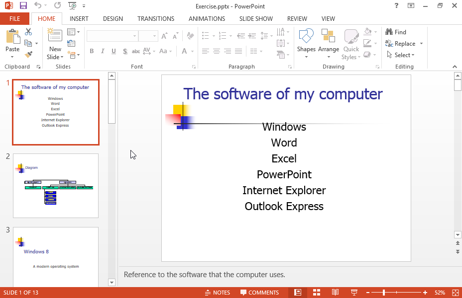 Insert the contents of the file 3191.rtf stored in the IL-ates\PowerPoint folder of your desktop right after the fifth slide.