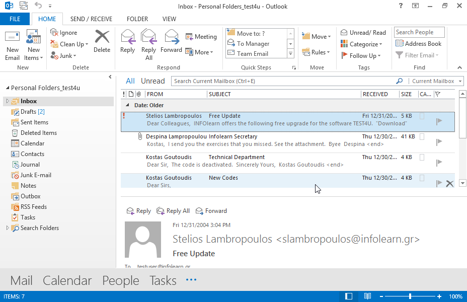 Locate Kostas Goutoudis and Stelios Lampropoulos contacts in Contacts and print them in the default printer in one print. Locate Kostas Goutoudis and Stelios Lampropoulos contacts in Contacts and print them in the default printer in one print.