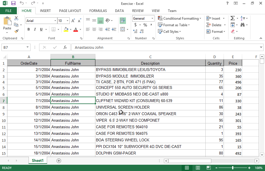 Remove the field Description from the pivot table and apply the Currency format on the Values.