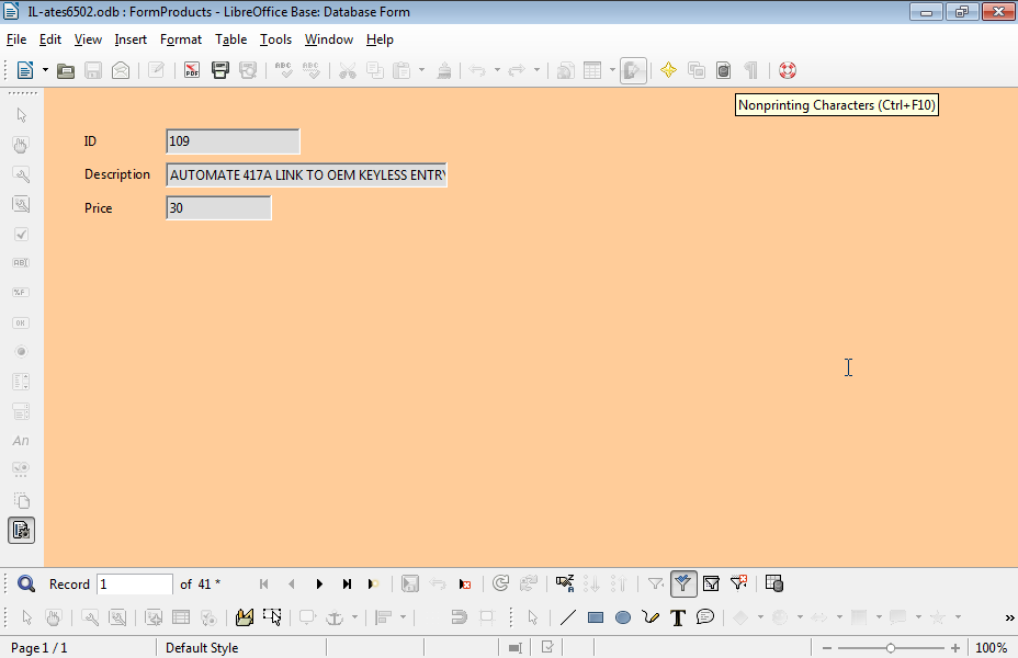 Remove the filter from the open form. Do not close the form. Remove the filter from the open form. Do not close the form.