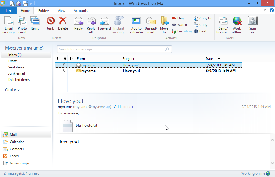 Restore the deleted message with subject Fw: Free Update to the Sent items folder. Restore the deleted message with subject Fw: Free Update to the Sent items folder.