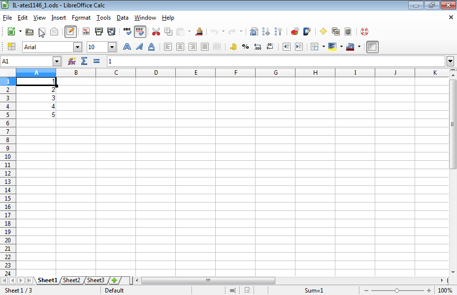 Save the active workbook, in MS Excel 97/2000/XP/2003 type, as mybook97.xls in the IL-ates\LO_Calc folder to your desktop.