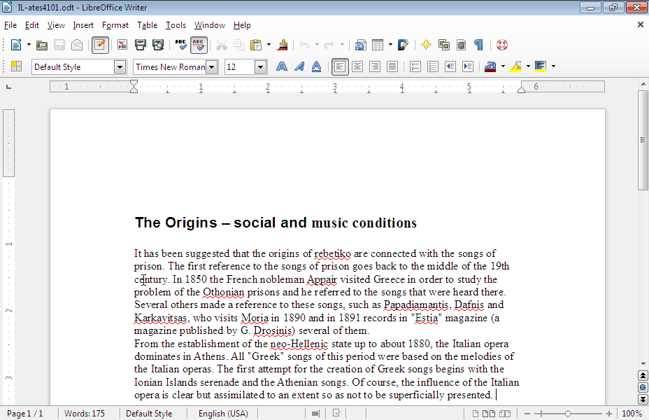 Select the fourth line of the paragraph which begins with the words: It has been suggested... Select the fourth line of the paragraph which begins with the words: It has been suggested...