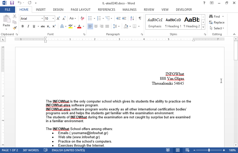 There is an image at the end of the current document. Move it under the table of the first page. There is an image at the end of the current document. Move it under the table of the first page.