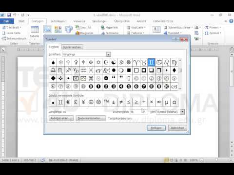 Fügen Sie vor dem Wort PLATON das Symbol der Zwillinge ein. Sie finden es in der Schriftart Wingdings (Zeichencode 96). Fügen Sie vor dem Wort PLATON das Symbol der Zwillinge ein. Sie finden es in der Schriftart Wingdings (Zeichencode 96).