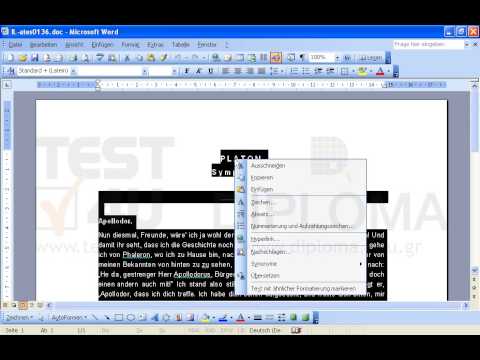 Markieren Sie den gesamten Text und löschen Sie ihn. Markieren Sie den gesamten Text und löschen Sie ihn.