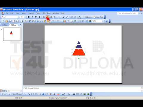 Apply the style of the bottom part of the pyramid on the two upper parts. Apply the style of the bottom part of the pyramid on the two upper parts.