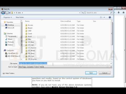 Save the active webpage as Text File type using the name Text.txt to the IL-ates folder on your Desktop. Save the active webpage as Text File type using the name Text.txt to the IL-ates folder on your Desktop.