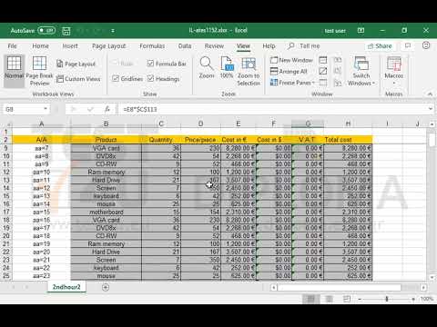 Freeze panes in the active spreadsheet, so that the moving part of the worksheet extends from the cell B3 to the right and downwards.