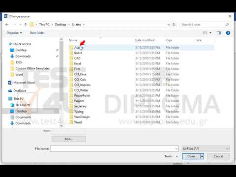 Set the Changes file saved in IL-ates\Excel folder of your desktop as source file of the linked spreadsheet.