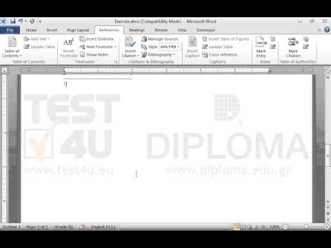 Insert the text The best video-lessons as endnote at the end of the sentence ..in a familiar environment which appears on the first page. Use Roman capital numerals (Latin characters). 
Then insert the text cert4u in the beginning of the footnote text which appears at the end of the first page (leave a space between the words cert4u and video).