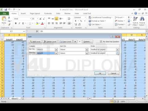 Sort all data of the active worksheet firstly by column data15 in ascending order then by column data08 in descending order and lastly by column data01 in descending order. Sort all data of the active worksheet firstly by column data15 in ascending order then by column data08 in descending order and lastly by column data01 in descending order.
