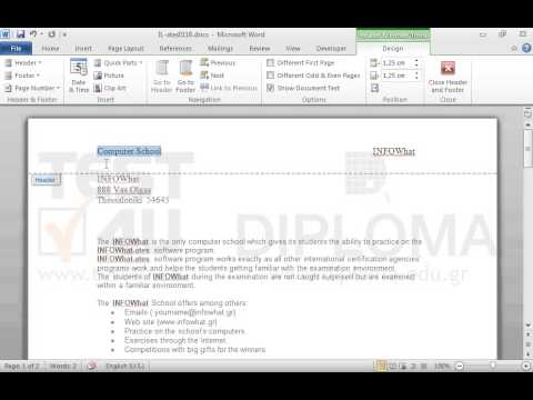 Change the header text from Computer School to Certified Studies Change the header text from Computer School to Certified Studies
