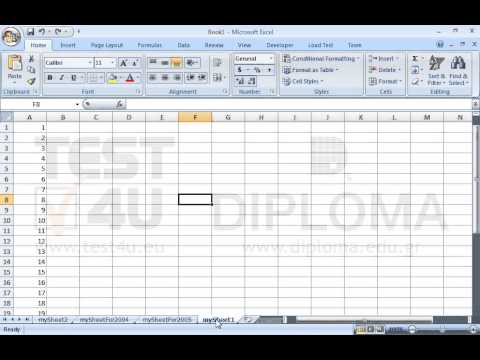 Set the order of the sheets as follows:
1) mySheetFor2004
2) mySheet2
3) mySheetFor2005
4) mySheet1. Set the order of the sheets as follows:
1) mySheetFor2004
2) mySheet2
3) mySheetFor2005
4) mySheet1.