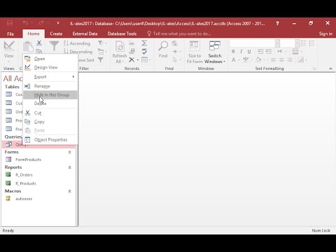 Insert a new field in Query1. Create a new expression that will display the result of the calculation between the isNew fields of the Products and Customers tables using the AND operator. Use the text isnewresult as name for the new field. Save the query.