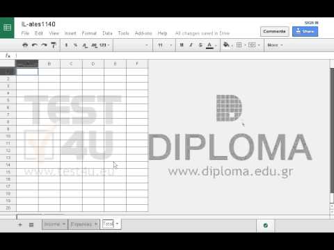 Rename the sheets of the active workbook as follows: 
Sheet1: Income
Sheet2: Expenses
Sheet3: Total
Insert the value 1000 in the cell A1 of the Income worksheet. 
Insert the value 500 in the cell A1 of the Expenses sheet.
Display the difference between the value of the cell A1 of the Income worksheet and the value of the cell A1 of the Expenses worksheet (NOT 1000-500), in the cell A1 of the Total worksheet.
If the value of the cell A1 in the Income or in the Expenses worksheet changes, the value displayed on the Total worksheet should change as well.