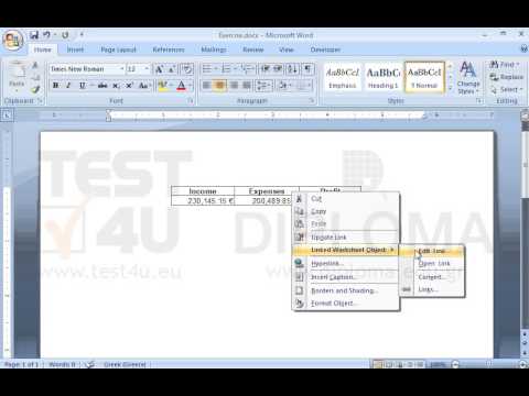 Apply the necessary adjustments so that the linked (Excel) spreadsheet is not automatically updated. Apply the necessary adjustments so that the linked (Excel) spreadsheet is not automatically updated.