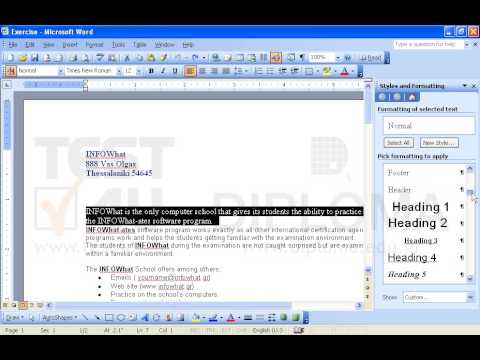 Apply INFOlearn style on the paragraph of the text which begins with the phrase INFOWhat is the only... Apply INFOlearn style on the paragraph of the text which begins with the phrase INFOWhat is the only...