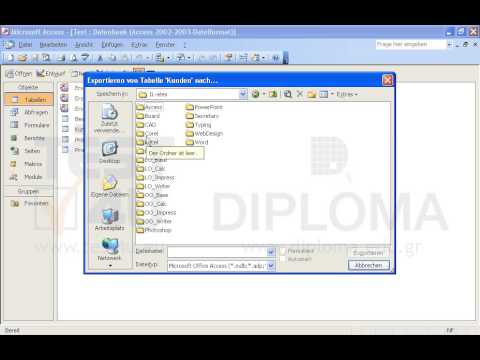 Exportieren Sie die Tabelle Kunden im txt-Format im Ordner IL-ates auf dem Desktop unter dem Namen export.txt. 