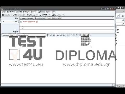 Verfassen Sie eine neue Nachricht an kostas@myserver.gr mit dem Betreff Hello und den Text Hello World und speichern Sie sie im Ordner Entwürfe. Schließen Sie dann die Nachricht. 