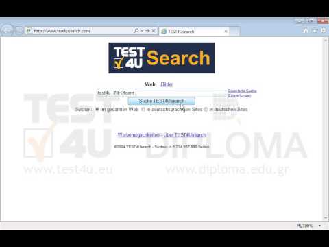 Suchen Sie im Netz nach Informationen über test4u
In den Ergebnissen sollen keine Seiten mit dem Wort INFOlearn angezeigt werden. Bevor Sie auf Absenden drücken, stellen Sie sich sicher, dass die Seite mit den Ergebnissen angezeigt wird. 