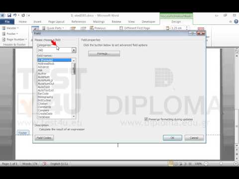 Display the total number of the document pages at the center of the footer. Display the total number of the document pages at the center of the footer.