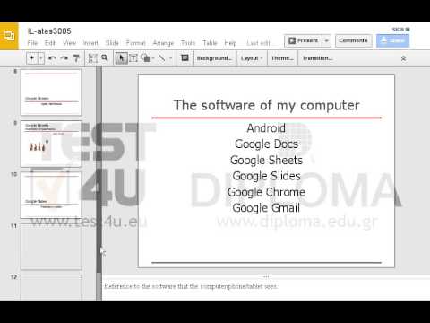 Navigate to the slide titled Google Chrome. Then insert the image.jpg image at the bottom right corner of the slide.