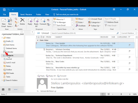 Remove Kostas Goutoudis contact from the Infolearn contact group. Then save the group and close it. Remove Kostas Goutoudis contact from the Infolearn contact group. Then save the group and close it.
