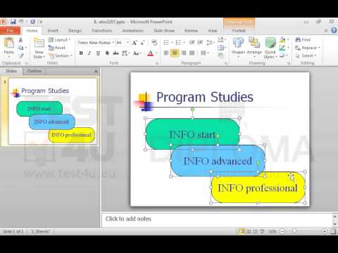 Group the Drawing Objects which display the texts INFO start, INFO advanced and INFO professional. Group the Drawing Objects which display the texts INFO start, INFO advanced and INFO professional.