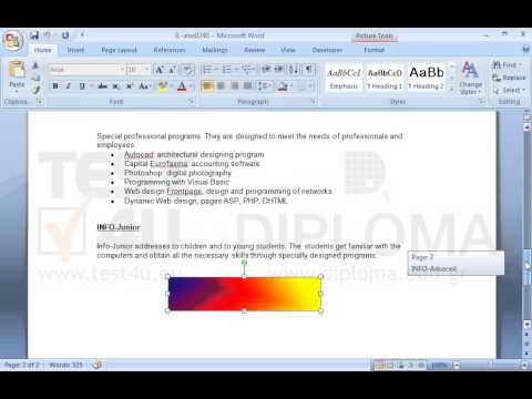 There is an image at the end of the current document. Copy and paste it under the table of the first page. Then apply centered alignment to the image. There is an image at the end of the current document. Copy and paste it under the table of the first page. Then apply centered alignment to the image.