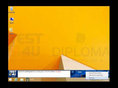 Cancel the printing task that is taking place in the PS_Printer. Cancel the printing task that is taking place in the PS_Printer.