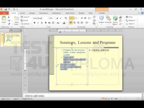 Move the second and third bullet text from the left text box into the right text box without modifying them. Move the second and third bullet text from the left text box into the right text box without modifying them.