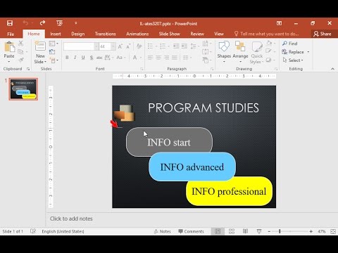 Group the Drawing Objects which display the texts INFO start, INFO advanced and INFO professional. Group the Drawing Objects which display the texts INFO start, INFO advanced and INFO professional.