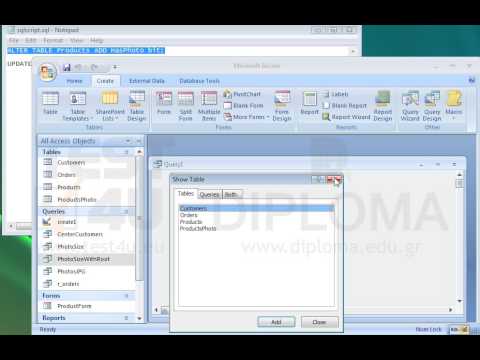 Locate the sqlscript.sql file which contains two SQL queries and is stored in the IL-ates\Access folder on your desktop. Then create a new query named create1 using the first query of the sqlscript.sql file. Then a second query named update1 using the second query of the sqlscript.sql file. Run both queries in the above order. Locate the sqlscript.sql file which contains two SQL queries and is stored in the IL-ates\Access folder on your desktop. Then create a new query named create1 using the first query of the sqlscript.sql file. Then a second query named update1 using the second query of the sqlscript.sql file. Run both queries in the above order.