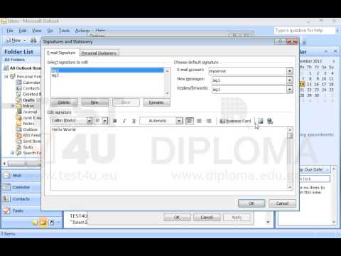 Set sig2 as the default signature for new email messages and no signature for replies and forwards. Set sig2 as the default signature for new email messages and no signature for replies and forwards.