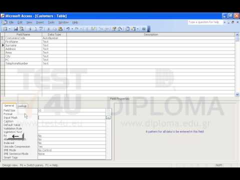 Apply the appropriate mask to the Surname field of the Customers table, that will display the first letter of all Surnames in upper case and the rest of them in lower case. Save the changes.