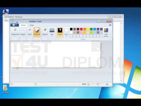 Set the notepad as active window. Set the notepad as active window.