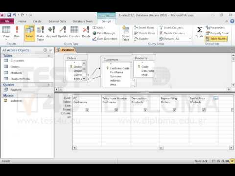 Create a new field in the Payment query that will multiply the Price field value displayed in the Products table by number 0.23. Use TaxVal as name for the calculated field. Save and close the query. Create a new field in the Payment query that will multiply the Price field value displayed in the Products table by number 0.23. Use TaxVal as name for the calculated field. Save and close the query.